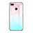 Coque Contour Silicone et Vitre Miroir Housse Etui Degrade Arc en Ciel pour Huawei Enjoy 7S Bleu Ciel