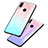 Coque Contour Silicone et Vitre Miroir Housse Etui Degrade Arc en Ciel pour Huawei Honor Play Petit