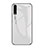 Coque Contour Silicone et Vitre Miroir Housse Etui Degrade Arc en Ciel pour Huawei P20 Pro Blanc