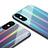 Coque Contour Silicone et Vitre Miroir Housse Etui Degrade Arc en Ciel pour Xiaomi Mi 8 Pro Global Version Petit