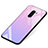 Coque Contour Silicone et Vitre Miroir Housse Etui Degrade Arc en Ciel pour Xiaomi Pocophone F1 Rose