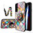 Coque Contour Silicone et Vitre Motif Fantaisie Miroir Etui Housse A01 pour Samsung Galaxy S21 5G Mixte