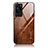 Coque Contour Silicone et Vitre Motif Fantaisie Miroir Etui Housse JM1 pour Huawei P60 Pro Bronze