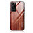 Coque Contour Silicone et Vitre Motif Fantaisie Miroir Etui Housse JM1 pour Huawei P60 Pro Marron