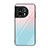 Coque Contour Silicone et Vitre Motif Fantaisie Miroir Etui Housse JM1 pour OnePlus 11 5G Cyan