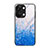 Coque Contour Silicone et Vitre Motif Fantaisie Miroir Etui Housse JM1 pour OnePlus Nord 3 5G Bleu Ciel