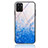 Coque Contour Silicone et Vitre Motif Fantaisie Miroir Etui Housse JM1 pour Realme C33 (2023) Bleu Ciel