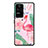 Coque Contour Silicone et Vitre Motif Fantaisie Miroir Etui Housse JM1 pour Xiaomi Poco F4 5G Rose