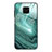 Coque Contour Silicone et Vitre Motif Fantaisie Miroir Etui Housse JM1 pour Xiaomi Poco M2 Pro Cyan