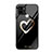 Coque Contour Silicone et Vitre Motif Fantaisie Miroir Etui Housse JM1 pour Xiaomi Redmi A1 Plus Noir