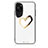 Coque Contour Silicone et Vitre Motif Fantaisie Miroir Etui Housse JM2 pour Huawei P60 Art Or