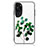 Coque Contour Silicone et Vitre Motif Fantaisie Miroir Etui Housse JM2 pour Huawei P60 Art Vert