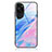 Coque Contour Silicone et Vitre Motif Fantaisie Miroir Etui Housse JM3 pour Huawei P60 Art Colorful