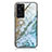 Coque Contour Silicone et Vitre Motif Fantaisie Miroir Etui Housse JM3 pour Huawei P60 Blanc