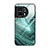 Coque Contour Silicone et Vitre Motif Fantaisie Miroir Etui Housse JM3 pour OnePlus 11 5G Vert