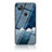 Coque Contour Silicone et Vitre Motif Fantaisie Miroir Etui Housse LS1 pour Google Pixel 4a Bleu