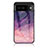 Coque Contour Silicone et Vitre Motif Fantaisie Miroir Etui Housse LS1 pour Google Pixel 7 5G Violet