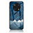 Coque Contour Silicone et Vitre Motif Fantaisie Miroir Etui Housse LS1 pour Huawei Enjoy 50 Pro Bleu