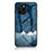 Coque Contour Silicone et Vitre Motif Fantaisie Miroir Etui Housse LS1 pour Huawei Enjoy 50z Bleu