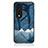 Coque Contour Silicone et Vitre Motif Fantaisie Miroir Etui Housse LS1 pour Huawei Honor 80 GT 5G Bleu