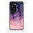 Coque Contour Silicone et Vitre Motif Fantaisie Miroir Etui Housse LS1 pour Huawei P60 Art Violet