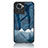 Coque Contour Silicone et Vitre Motif Fantaisie Miroir Etui Housse LS1 pour OnePlus 10R 5G Bleu