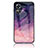 Coque Contour Silicone et Vitre Motif Fantaisie Miroir Etui Housse LS1 pour Oppo A17 Violet