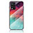 Coque Contour Silicone et Vitre Motif Fantaisie Miroir Etui Housse LS1 pour Oppo A54 4G Petit