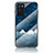 Coque Contour Silicone et Vitre Motif Fantaisie Miroir Etui Housse LS1 pour Oppo A54s Bleu