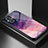 Coque Contour Silicone et Vitre Motif Fantaisie Miroir Etui Housse LS1 pour Oppo F21s Pro 5G Violet