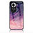 Coque Contour Silicone et Vitre Motif Fantaisie Miroir Etui Housse LS1 pour Oppo Reno11 5G Violet