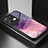 Coque Contour Silicone et Vitre Motif Fantaisie Miroir Etui Housse LS1 pour Oppo Reno8 Pro+ Plus 5G Violet