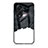 Coque Contour Silicone et Vitre Motif Fantaisie Miroir Etui Housse LS1 pour Oppo Reno8 T 4G Noir