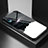 Coque Contour Silicone et Vitre Motif Fantaisie Miroir Etui Housse LS1 pour Samsung Galaxy A02 Noir