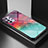 Coque Contour Silicone et Vitre Motif Fantaisie Miroir Etui Housse LS1 pour Samsung Galaxy A32 4G Rouge