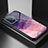 Coque Contour Silicone et Vitre Motif Fantaisie Miroir Etui Housse LS1 pour Samsung Galaxy A52 4G Violet