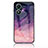 Coque Contour Silicone et Vitre Motif Fantaisie Miroir Etui Housse LS1 pour Vivo Y02S Violet