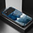 Coque Contour Silicone et Vitre Motif Fantaisie Miroir Etui Housse LS1 pour Xiaomi Redmi Note 11E Pro 5G Bleu