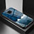 Coque Contour Silicone et Vitre Motif Fantaisie Miroir Etui Housse LS1 pour Xiaomi Redmi Note 9S Bleu