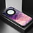Coque Contour Silicone et Vitre Motif Fantaisie Miroir Etui Housse LS2 pour Huawei Honor X9a 5G Violet