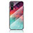 Coque Contour Silicone et Vitre Motif Fantaisie Miroir Etui Housse LS2 pour OnePlus Nord CE 5G Petit