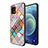 Coque Contour Silicone et Vitre Motif Fantaisie Miroir Etui Housse LS2 pour Oppo A16K Colorful