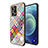 Coque Contour Silicone et Vitre Motif Fantaisie Miroir Etui Housse LS2 pour Oppo F21 Pro 4G Mixte