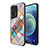 Coque Contour Silicone et Vitre Motif Fantaisie Miroir Etui Housse LS2 pour Oppo Find X5 5G Colorful