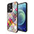 Coque Contour Silicone et Vitre Motif Fantaisie Miroir Etui Housse LS2 pour Oppo Reno9 Pro 5G Colorful