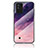 Coque Contour Silicone et Vitre Motif Fantaisie Miroir Etui Housse LS2 pour Realme C11 (2021) Violet