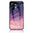 Coque Contour Silicone et Vitre Motif Fantaisie Miroir Etui Housse LS2 pour Realme C33 (2023) Violet