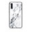 Coque Contour Silicone et Vitre Motif Fantaisie Miroir Etui Housse LS2 pour Samsung Galaxy A70 Blanc