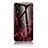 Coque Contour Silicone et Vitre Motif Fantaisie Miroir Etui Housse LS2 pour Samsung Galaxy A70S Rouge