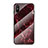 Coque Contour Silicone et Vitre Motif Fantaisie Miroir Etui Housse LS2 pour Xiaomi Redmi 9i Rouge